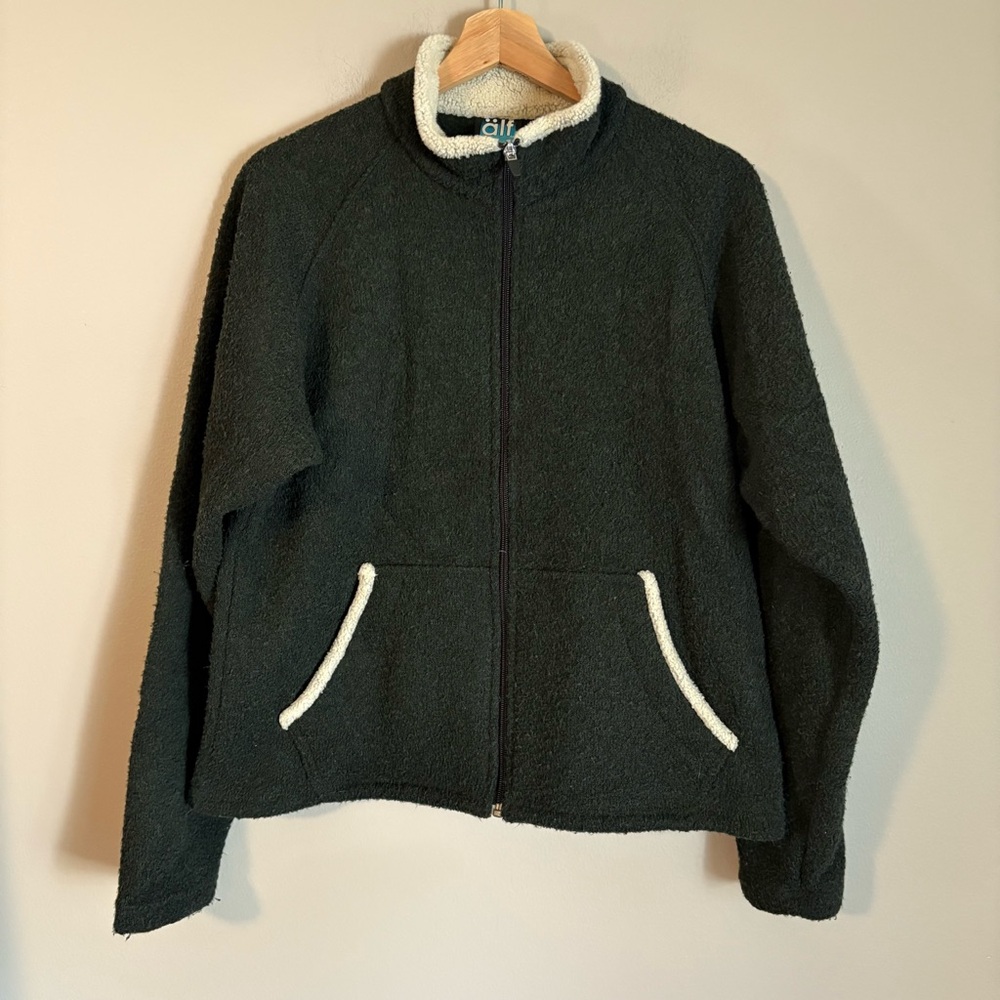 Kuhl Alfpaca Fleece Full Zip Sweatshirt Jacket Sherpa Womens Medium